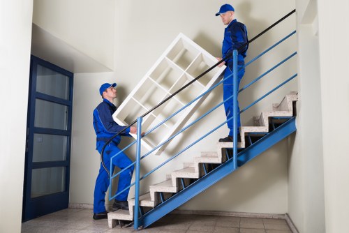 Careful transport of boxes and furniture during a Westealing relocation