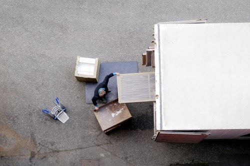 Local movers helping with access challenges on a Westealing street