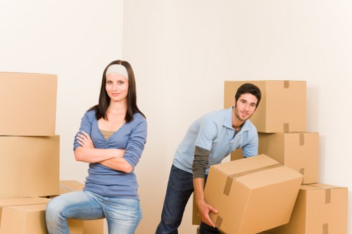 Local removals team assisting with a home move in Westealing