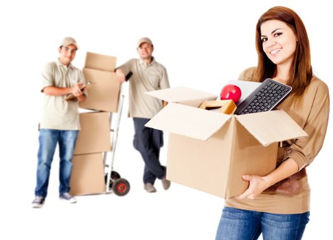 Safe and insured removal team working together on moving day