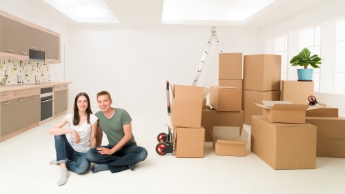Commercial moving truck transport for offices and shops in Westealing