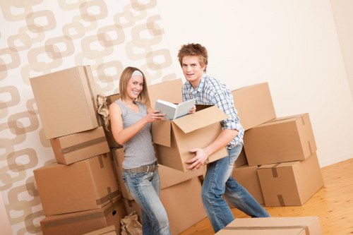 Careful handling of furniture during a Westealing van service
