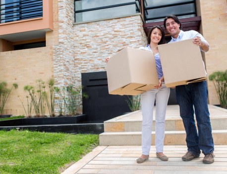 Van loading for a residential or business move in Westealing