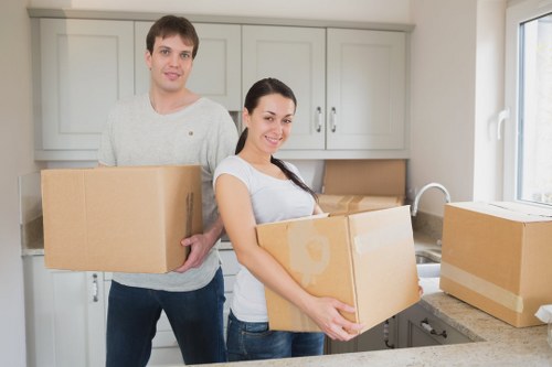 House moving preparation checklist and packed boxes for Westealing customers